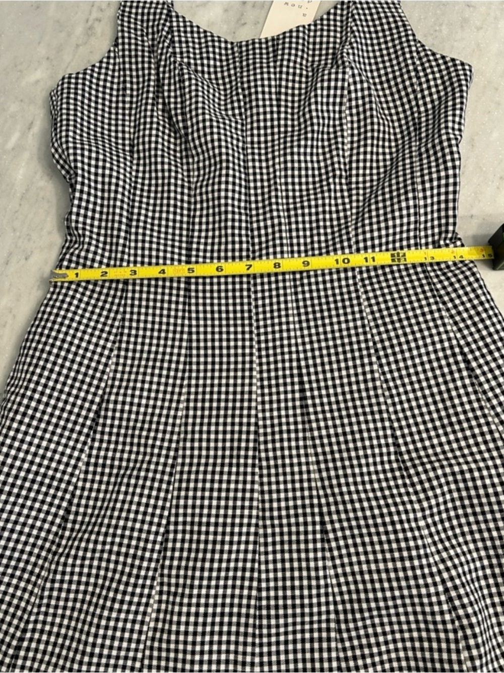 a new day Black and White Gingham Maxi Dress - Picture 6 of 6